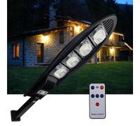 Faro Lampione Stradale Solare 168 LED con Sensore di Movimento e Telecomando