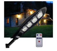 FARO LAMPIONE STRADALE SOLARE CON SENSORE DI MOVIMENTO TELECOMANDO 168 LED W779B