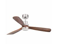 Faro LANTAU L LED Ventilatore nichel opaco DC - bianco acciaio 33518DC