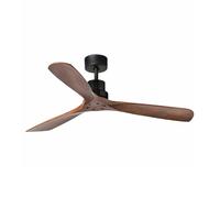 Ventilatore da Soffitto Energiespar con Telecomando Lantau Dc Nero Noce 132 CM