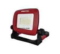 FARO lavoro 88 LED SMD 30W BATTERIA 21V LUCE FREDDA 5000K SOS 130LM/W USB GANCIO [EEK: A+++]