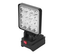 Faro Lavoro a LED, Quadrato 4 Pollici 16 LED Luce di Inondazione a LED Senza Fili Resistente All'acqua Ad Alta luminosità per Batteria 20 V DCB208, Luce Lavoro a