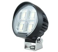 Faro lavoro LED Ama 10-30V DC 80W 6400 LM rotondo con fascio ampio