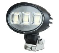 Faro lavoro LED Ama 10-30V DC OVALE 60W 4620 LM con staffa in acciaio