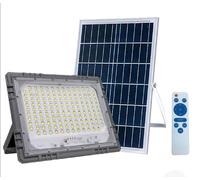 Faro LED 100-2000W con Pannello Solare e Telecomando Sensore Crepuscolare IP67