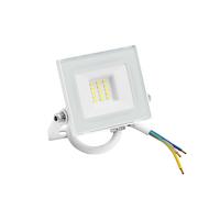 Faro LED 10W Slim Bianco IP65 - con Osram chip LED Colore Bianco Naturale 4.000K