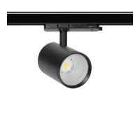 Faro LED 12W-40W Binario Trifase CRI90 110lm/W UGR19 45° - KGP Electronics GmbH driver Colore Bianco Naturale 4.000K