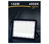 FARO LED 150 WATT PROIETTORE ESTERNO IP65 NERO LUCE 3000K 6500K 4000K FS150W-N