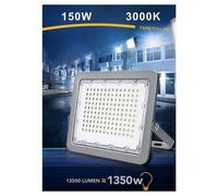 FARO LED 150W PROIETTORE ESTERNO IP65 GRIGIO LUCE 6500K 4000K 3000K FS150W-G5