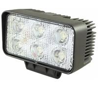 Faro LED 18W Ama Rettangolare 110x60 mm IP68 Ampio Raggio