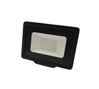 Faro LED 20 W (100 W), impermeabile, IP65, 1600 lumen, colore: nero, bianco neutro, 4500 K
