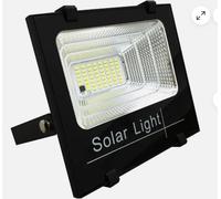 Faro Led 200W Watt Con Indicatore Di Carica Pannello Solare Telecomando