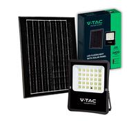 V-TAC Faro LED con Telecomando e Pannello Solare 20W 6400K