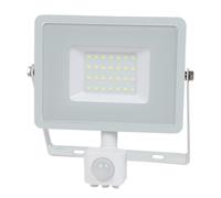 V-TAC VT-30-S 459 Faro LED Samsung 30W Movimento Crepuscolare 6400K bianco IP65