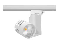 Faro LED 40W Binario Trifase Bianco CRI92 100° Bridgelux LED Colore Bianco Caldo 2.700K