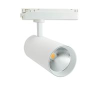 Faro LED 40W Monofase 38°/60° 130LM/W CRI92 no Flickering Colore Bianco Naturale 4.000K