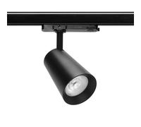 Faro LED 40W Trifase Nero CRI92 CCT Bianco Variabile 38° Bridgelux LED Colore Bianco Variabile CCT