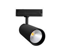 Faro LED 42W per Binario Trifase 38° + 60° Nero PHILIPS Xitanium CRI92 Colore Bianco Caldo 2.700K