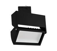 Faro LED 44W per Binario Trifase 100° Nero con driver Philips CRI92 Colore Bianco Naturale 4.000K