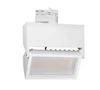 Faro LED 44W Rettangolare Trifase CRI92 CCT Bianco con driver Philips Colore Bianco Variabile CCT