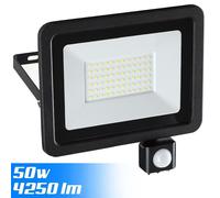 Faro LED 50W Luce Alta Luminosita 4250 lm Faretto esterno con Sensore Movimento