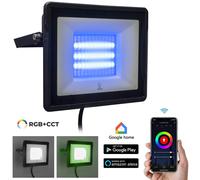 Faro LED 50W SMART WiFi faretto intelligente IP65 luce RGB CCT da 2700K a 6500K