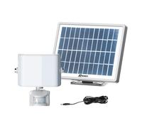 Ribimex Faro Solare LED PRLUMSOL/SP9 9W Pannello solare sensore di movimento 1800 mAh 800 lm