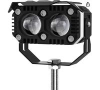 Faro Led Auto Moto Jeep 12v 24v 180 Watt Doppia Tonalità Luce Bianca E Gialla