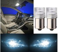 Faro LED BA15s R5W 1W Bianco Due Lampadine Luce Sotto Il Cofano