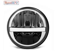 Faro LED BraveWAY da 5,75 pollici per moto/auto/camion Faro rotondo per moto da 5-3/4"