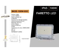 FARO LED COB 30W 50W 100W 150W 2000W FARETTO 3 COLORI 1 SWITCH 3000K 4000K 6500K [EEK: A+++]