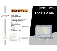 FARO LED COB 30W 50W 100W 150W 2000W FARETTO 3 COLORI 1 SWITCH 3000K 4000K 6500K [EEK: A+++]