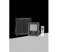 Faro led con pannello solare 50 w luce naturale 4000k telecomando