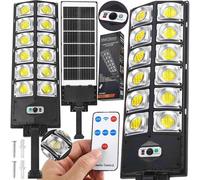 Faro Led Con Pannello Solare 800W Faretto Led da Esterno Con Telecomando IP65
