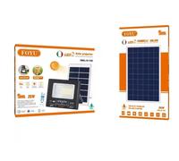 FARO LED con PANNELLO SOLARE CREPUSCOLARE 25W 40W 60W 100W 200W 300W 800W IP67
