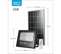 FARO LED CON PANNELLO SOLARE CREPUSCOLARE DA 25W-40W-60W-100W-200W-300W-400W 500
