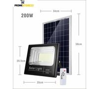 FARO LED CON PANNELLO SOLARE CREPUSCOLARE DA 25W-40W-60W-100W-200W-300W-400W 500