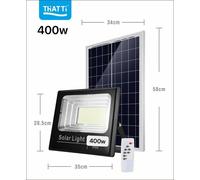 FARO LED CON PANNELLO SOLARE CREPUSCOLARE DA 25W-40W-60W-100W-200W-300W-400W 500