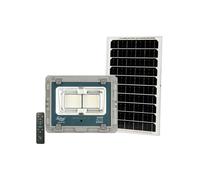 FARO LED CON PANNELLO SOLARE LUCE FREDDA FARETTO LED CASA GIARDINO ESTERNO 200W