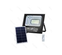 FARO LED CON PANNELLO SOLARE MOD1 100W 1100 LUMEN 6500K LUCE FREDDA IP67 MISURA