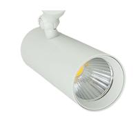 Faro Led Da Binario Trifase 20W 1600LM Carcassa Bianca 3000K CRI 90 UGR 11