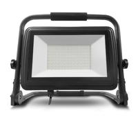 FARO LED DA CANTIERE 100W PIEDISTALLO BIANCO NATURALE NERO CAVO 1,5MT IP65 ML-FLWS4000KxxxW-A2N-SMOML-FLWS4000K100W-A2N TECNO-ESHOP