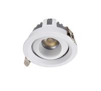 Faro LED da Incasso 12W Ø75mm IP40 Orientabile con driver Philips Colore Bianco Variabile CCT