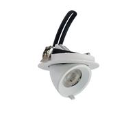 Faro LED da Incasso 15W Orientabile foro Ø100mm con driver Philips Colore Bianco Caldo 3.000K