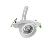 Faro LED da Incasso 44W Foro Ø160mm con driver Philips- Per Carni Colore Rosa Alimentare