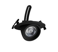 Faro LED da Incasso 44W Orientabile Rotondo Foro Ø160mm Nero Philips Certadrive 140lm/W Colore Bianco Naturale 4.000K