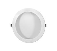 Faro LED da incasso Rotondo Luce INDIRETTA 24W Foro Ø200mm Colore Bianco Caldo 3.000K