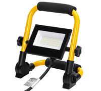 Faro Led da lavoro portatile 20W Nero e giallo IP65 Bianco freddo 6500K Aigostar