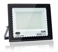 Faro LED Esterno 50W, Bianco Freddo 6500K, IP66 Impermeabile Faretti led esterno, 5000LM Faretti LED Esterno, per Giardini, Cortili, Garage, Tetti, Terrazze, Parcheggi, Piazze e Banchine