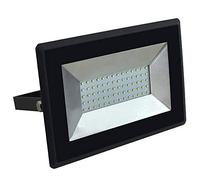 Faro LED Esterno 50W, Ip65 per Esterni Nero con Vetro Ip65 4250Lm Luce Fredda 6500K